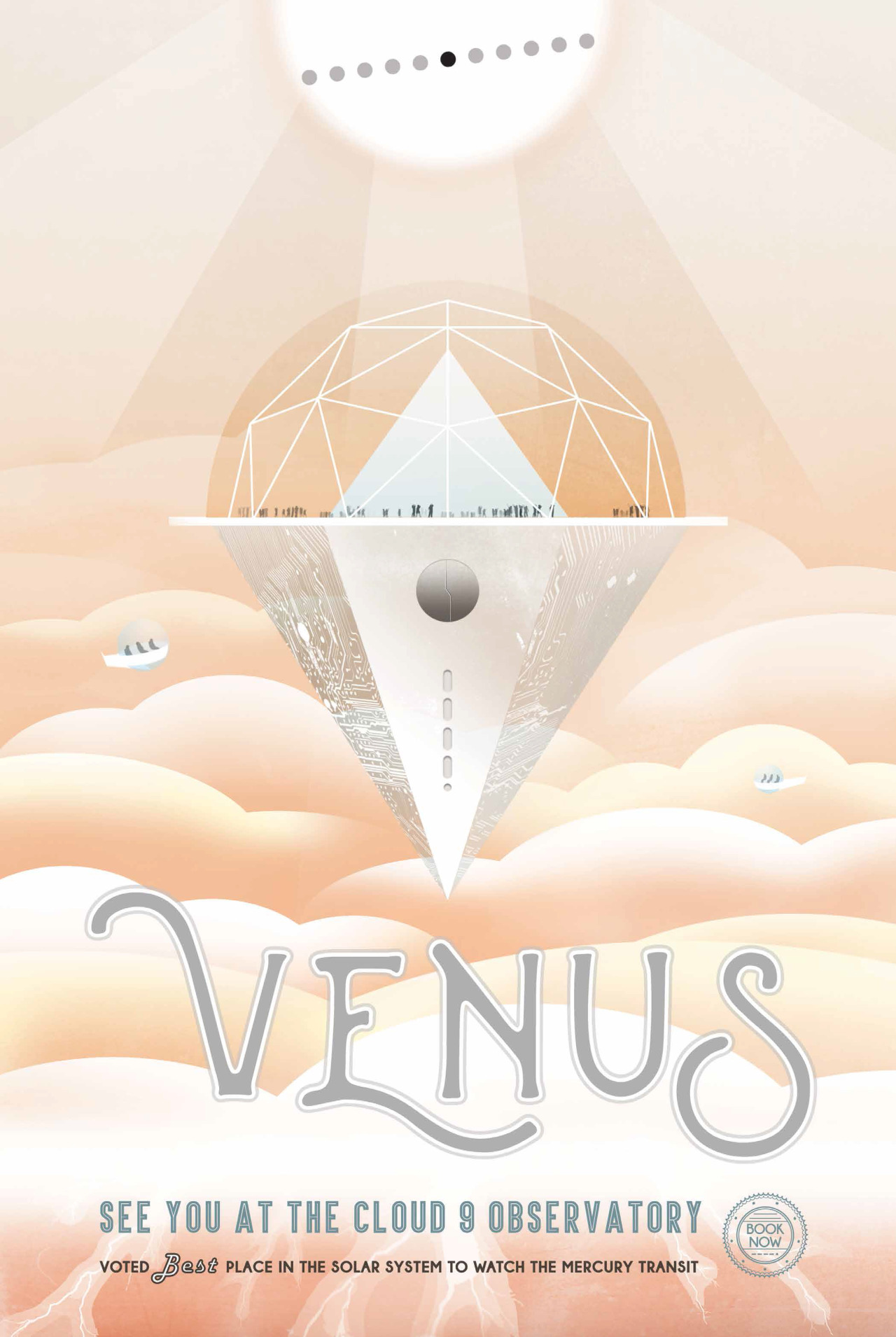 geekynerfherder:  A set of imaginative travel destination posters from NASA Jet Propulsion