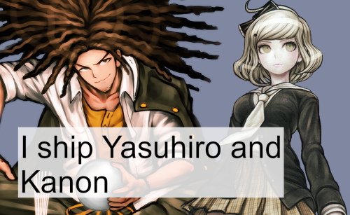 Confession: I ship Yasuhiro and Kanon