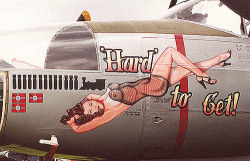 eyeswithwhichtosee:  Nose art and cabin art, WWll bombers and Korean War aircraft. 