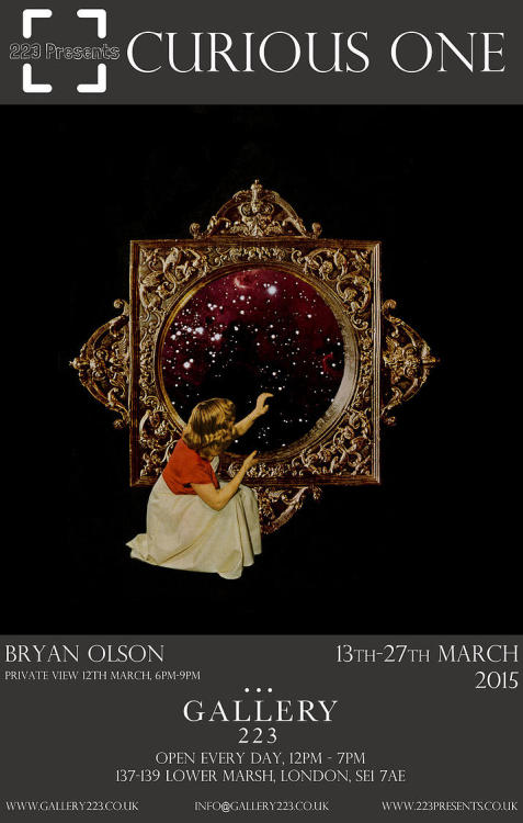 A nice selection of my work will be showing at Gallery 223 in London, UK from March 13th-27th.  