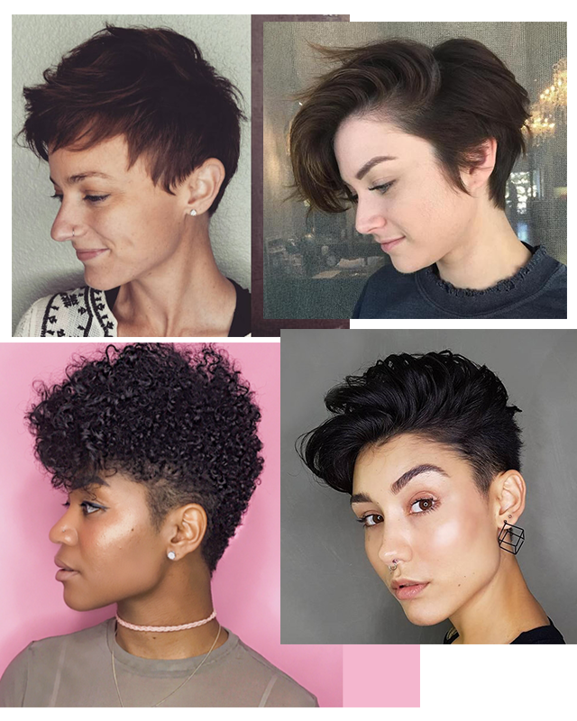 butchstudsubmit: imsopopfly:  gayandgenderfluid:  wlwadviceblog:   short hairstyles