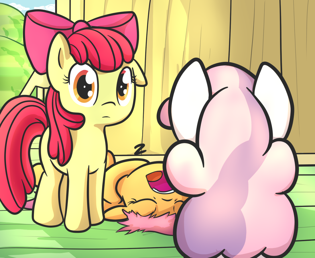 go-ask-sweetie-belle:  SB: Huh? Oh, the camera?…….sorta.. AB: ………okay?