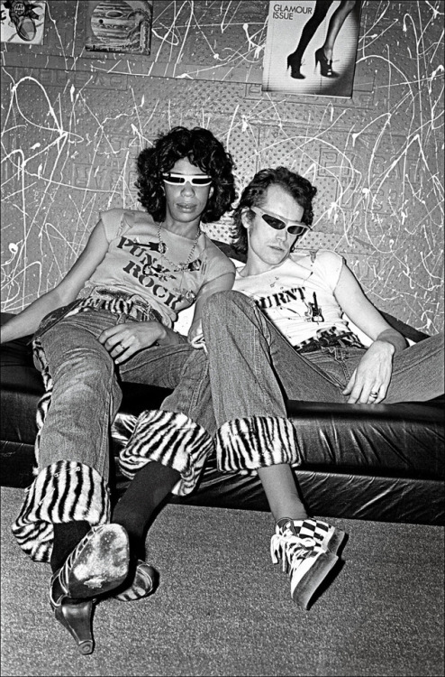 my-retro-vintage:A couple  'punk’ fashion designs  New York   1977