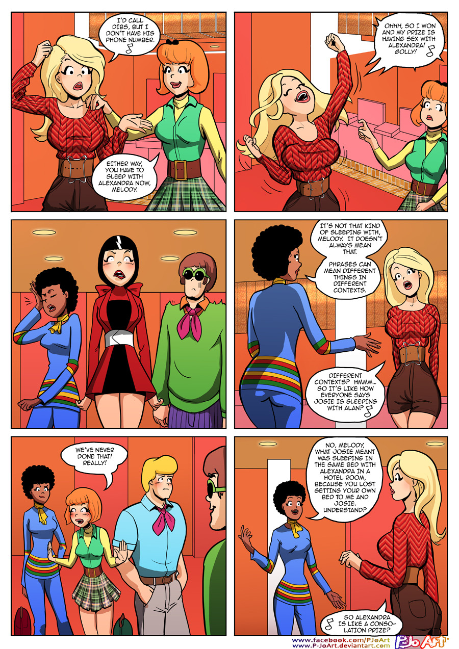 yayfemslash:  archie-edits: Page 10 of “Of Dumb Dumbs and Pussycats,” a Josie