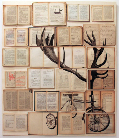 andrew-neil-parr:  Book Paintings by Ekaterina Panikanova (Via Huffington Post) 