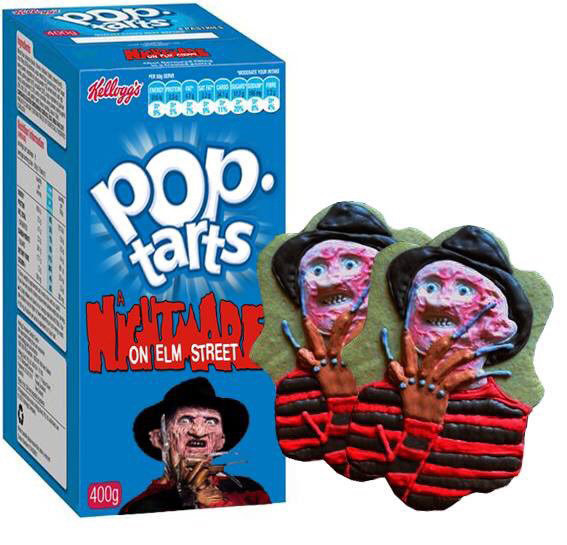 brokehorrorfan:  Newt Clement has created horror movie Pop-Tarts. I’ve highlighted