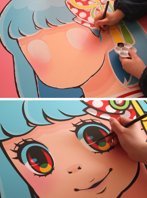 madoka07: Madoka Kinoshita Canvas art “2017”Acrylic paint on Canvas. 35.8267in x 28.622in. Price - 150,000 yenYouTube >> https://youtu.be/mc0eC2TW3o0 