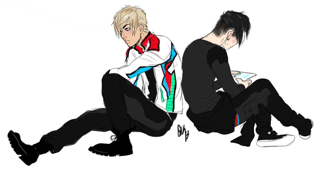 bbbreakfast:  lumi-k:  Space bois, nero is manda’s baby  OTP