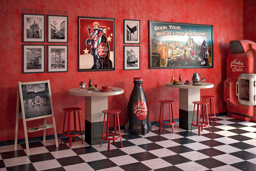 Cappys Cafe Inspired Place That I Made In 3Ds Max And Corona Renderer (+Photoshop). The GIF Shows Unedited