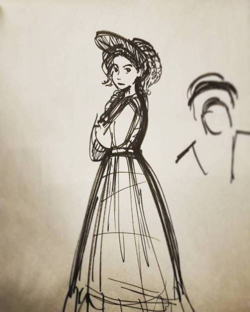 Disney had some carolers come by as our figure drawing models and it was a whole ton of fun! They we