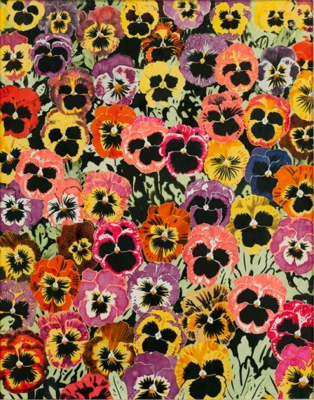 thunderstruck9: Joe Brainard (American, 1942-1994), Pansies, 1968. Watercolor and