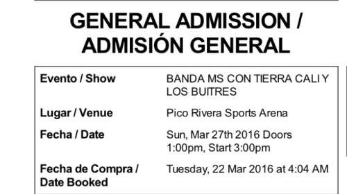 Finally gonna see Banda Ms