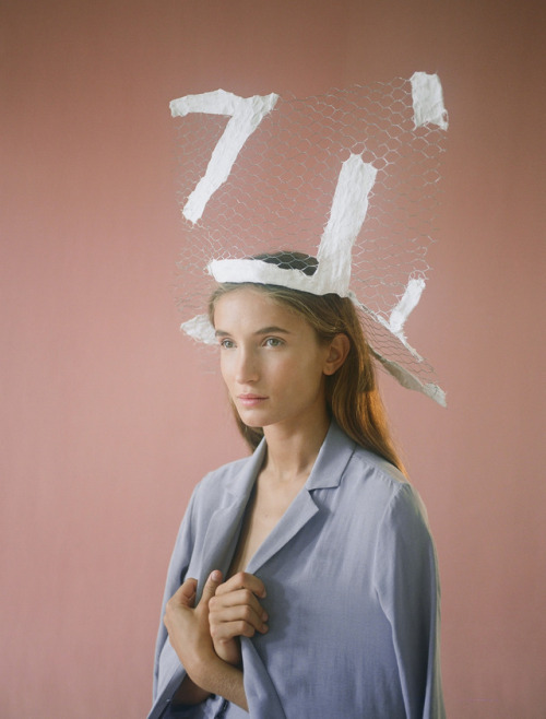 palomawool: Zoe Philine is an artist, she’s German, lives in Amsterdam but grew up in Barcelona. She came in July and we’ve spent 3 months together. She made 9 hats for paloma wool (among a lot of other things). Here are the pictures. Love you Zoe.