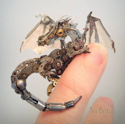 Steampunksteampunk:  Watch Parts Sculpture By Sue Beatrice 