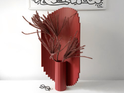 SHIELD-2020
VASE
RED HOT CORIAN
for AYBAR GALLERY USA
for ATELIERS LAPIERRE FRANCE
-
Size complete work : H35,43" W19,68" ( H90 W50 cm )
Size vase : H11,81" Diameter 4,72" ( H30 Diameter 12 cm )
Shield is a totemic object to stage flower...