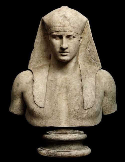 adonis-seralis-nors: Antinous (II century a.D.) as the god Osiris.