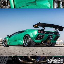 stancenation:  Ever seen a Lamborghini Diablo on @workwheelsjapan Equips? :) | Photo By: @jc_jp @workwheelsjapan #stancenation 