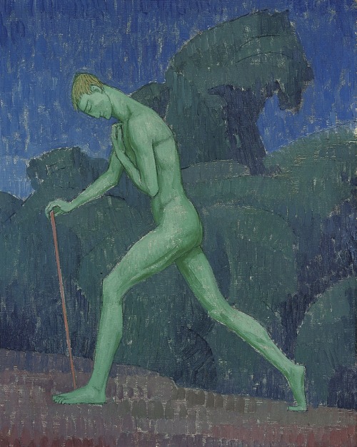 thunderstruck9:  Henry Lamb (British, 1883-1960), The Green Man, c.1911. Oil on canvas, 20 x 16 in. 