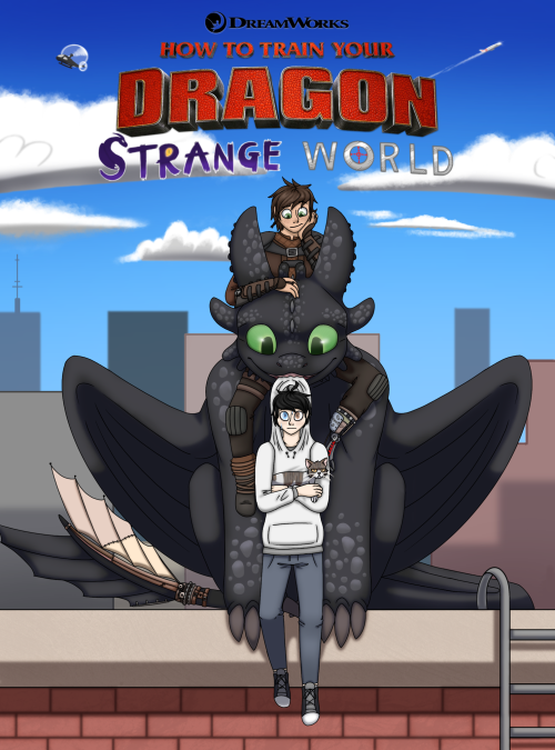 Fan Made Movie Poster Of My Httyd Au Strange World On Insta