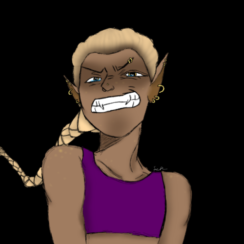 semeiotikos: oscarwildeboytoy: [Start ID: The Adventure Zone fanart of taako, a medium complexioned 