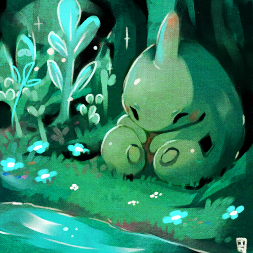 teatime-rabbit: Larvitar &lt;3