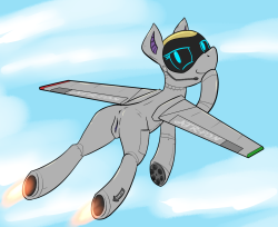 PJ&rsquo;s air pony. (I&rsquo;m away for ages writing a paper and I come back to find this, how can I not draw it?!)