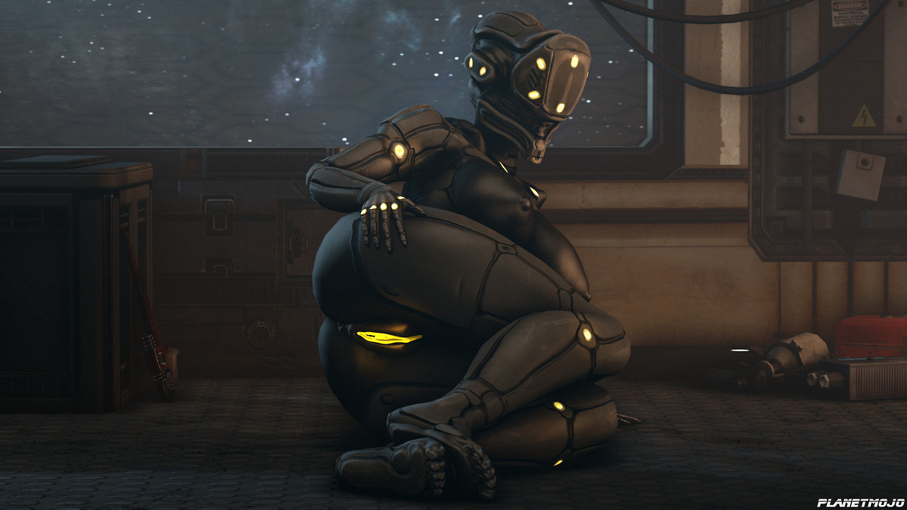 creepychimera:  planet-mojo: Novka - Interrupted Repairs   I wanted to make this