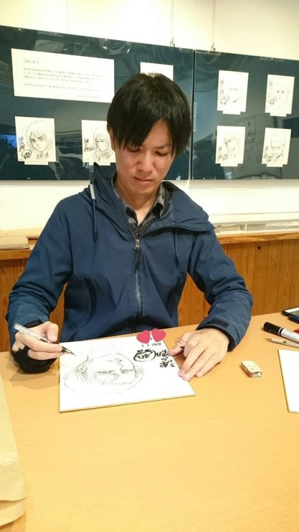 snknews:  Isayama Hajime Holds Autograph & Q&A Session in Oyama, Oita on March 3rd, 2018 As announced on his most recent blog entry, Isayama Hajime held his latest autograph session in his hometown of Oyama, Oita, Japan! The lucky fans who were