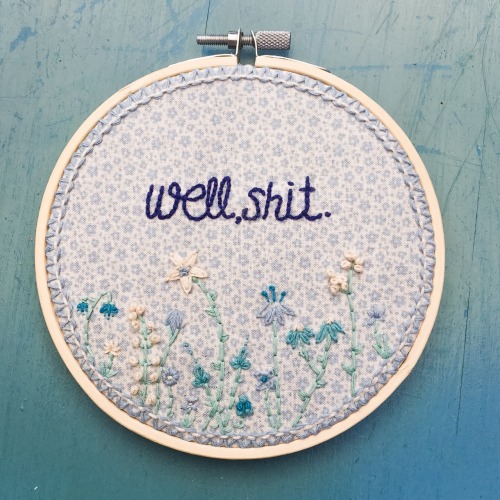 The latest of my embroidery adventures