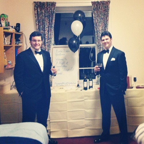 #tbt The Inaugural Night of Conversation with Joseph and Gerald! #Macintosh #StAndrews #FirstYear #F