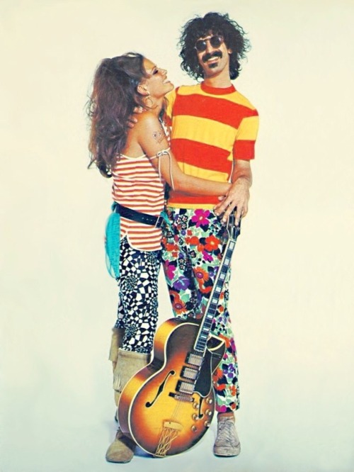 decadesfashion:Frank Zappa and Claudia Cardinale, 1967