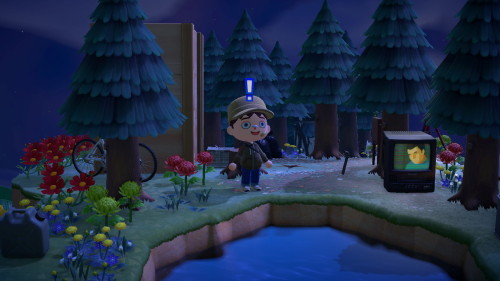 I don’t know if I mentioned it but I finished making Rosswood Park in Animal Crossing a little