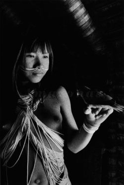 Marubo girl from Brazil, by Sebastião Salgado.