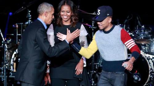 Culture44: The Obama Summit - Chicago 2017President Obama, Michelle Obama and Chance The Rapper.&nbs
