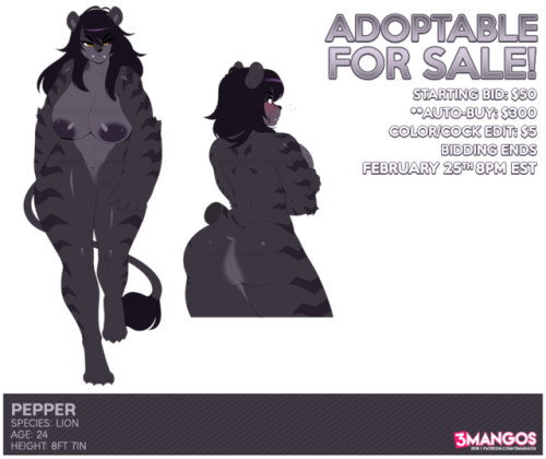 XXX I’ve put up a new adoptable on FurAffinity!Click photo