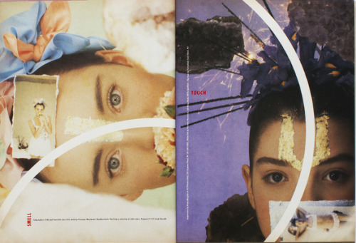 omahyramotafanclub: hair and makeup for john galliano and vivienne westwood  the face, 1998