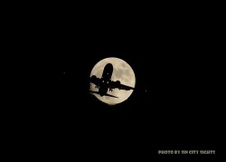 Not my usual post but I love shooting planes and the night sky. Last nights sunset was really beautiful in the eastern sky so I grabbed my camera but didn’t really have a good opportunity to get a shot. I did however notice an almost full moon and that