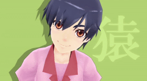 onepartalone:Bakemonogatari Portable on the PSP