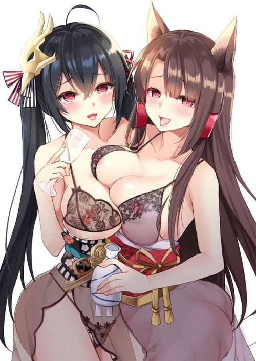 【二次・ZIP】色気も可愛さもある黒下着の美少女画像 | 桃色虹画像 -二次元萌え画像エロ画像まとめ-