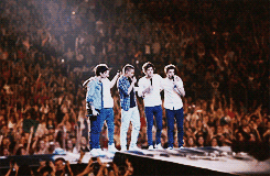 :  “The only thing I can say, once again, is thank you, to all of you, to everyone who’s supported us so far. From the people who first picked up the phone and voted on x factor, to the people who went into the shop and bought our albums and everybody