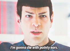 bonesys:Star Trek AU: Spock and Bones get cursed and swap bodies. They can’t tell anyone (for reason