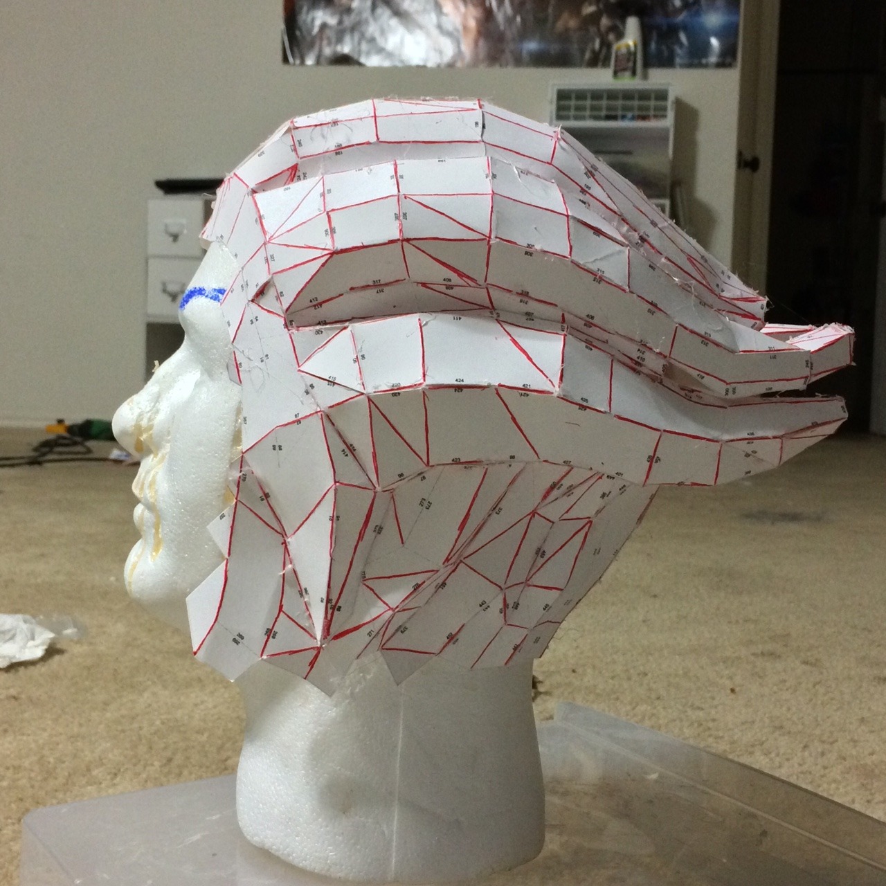 Asari head peice wip