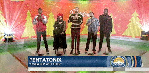 PTX performing “Sweater Weather”The Today show