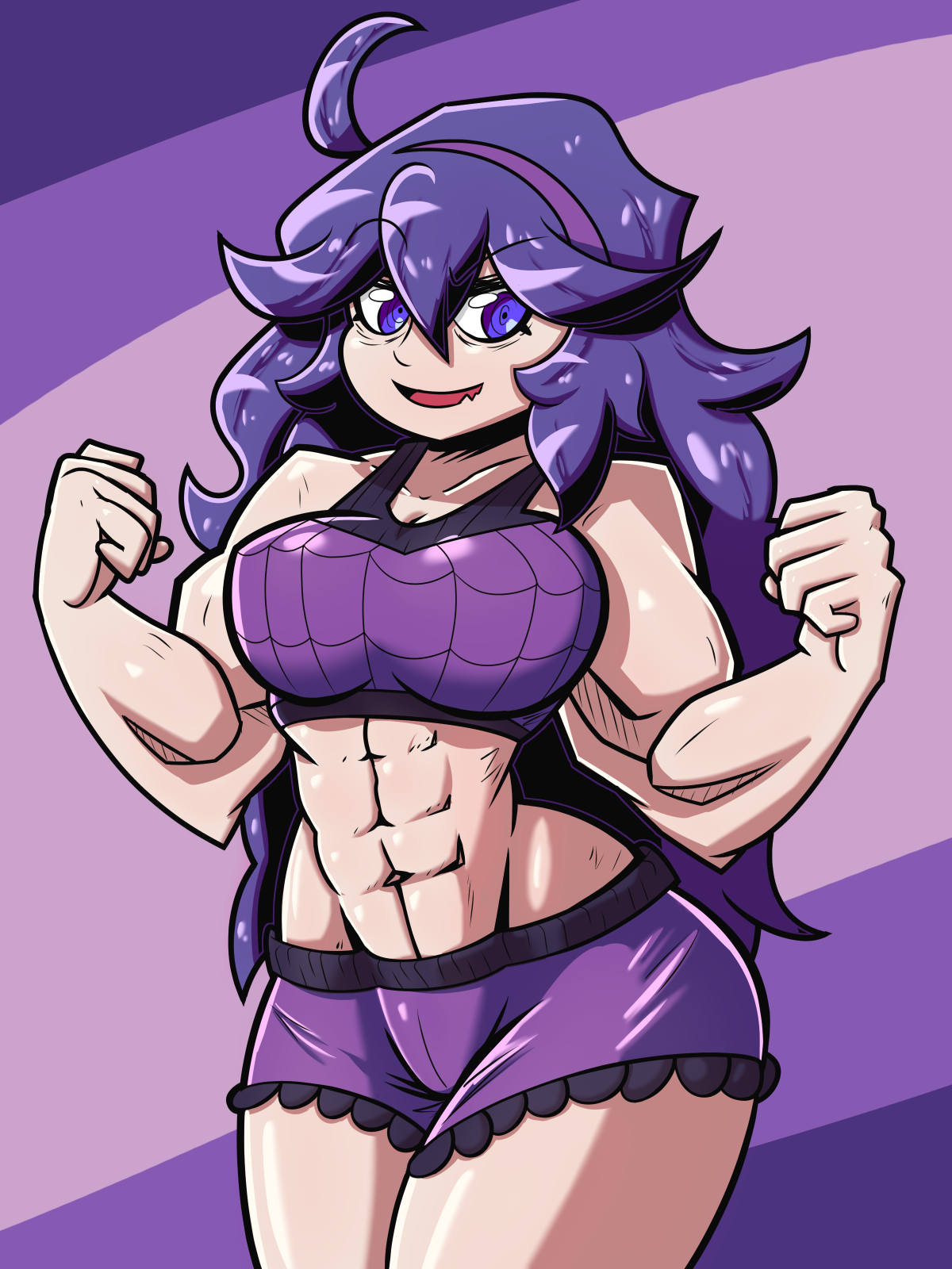 bewildered-angel:  “FLEX MANIAC wants to battle!”Don’t forget! I take commissions!