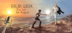 eruriweek: ERURI WEEK 2017 Once again we are happy to announce the next Eruri Week! Thanks to everyone who helped us to decide on the prompts with their vote. There were a few prompts that missed the Top 7 by an inch, but luckily you’ve voted for lots