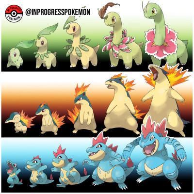 In-Progress Pokemon Evolutions — The In-Progress Lines for the Gen 5  Starters!