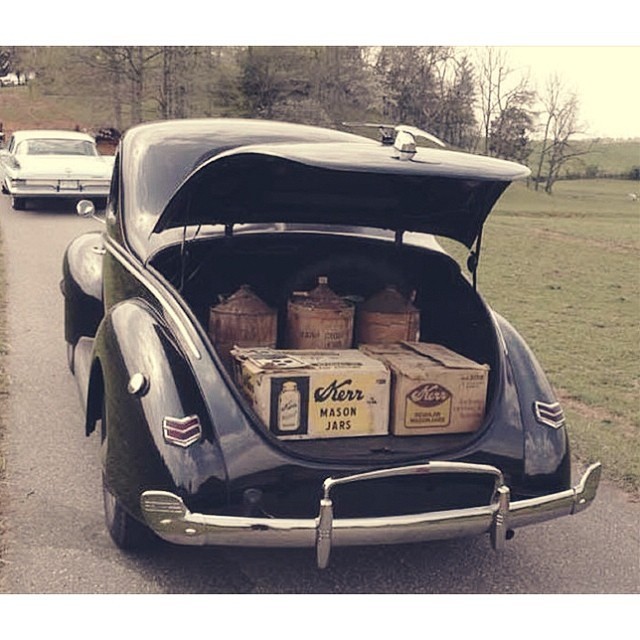 adventuresofvintageamerica:  Equipped with extra-stiff springs to conceal the weight