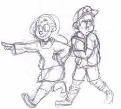 also have a bad sketch of the mystery twins