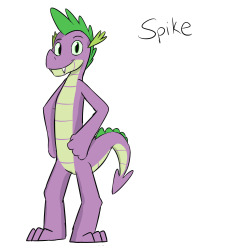 Tried to &lsquo;update&rsquo; the dragon guys with a more 'cartoony&rsquo; style.  I think Spike turned out pretty good, but the other guys&hellip;well I&rsquo;ll keep working on that.