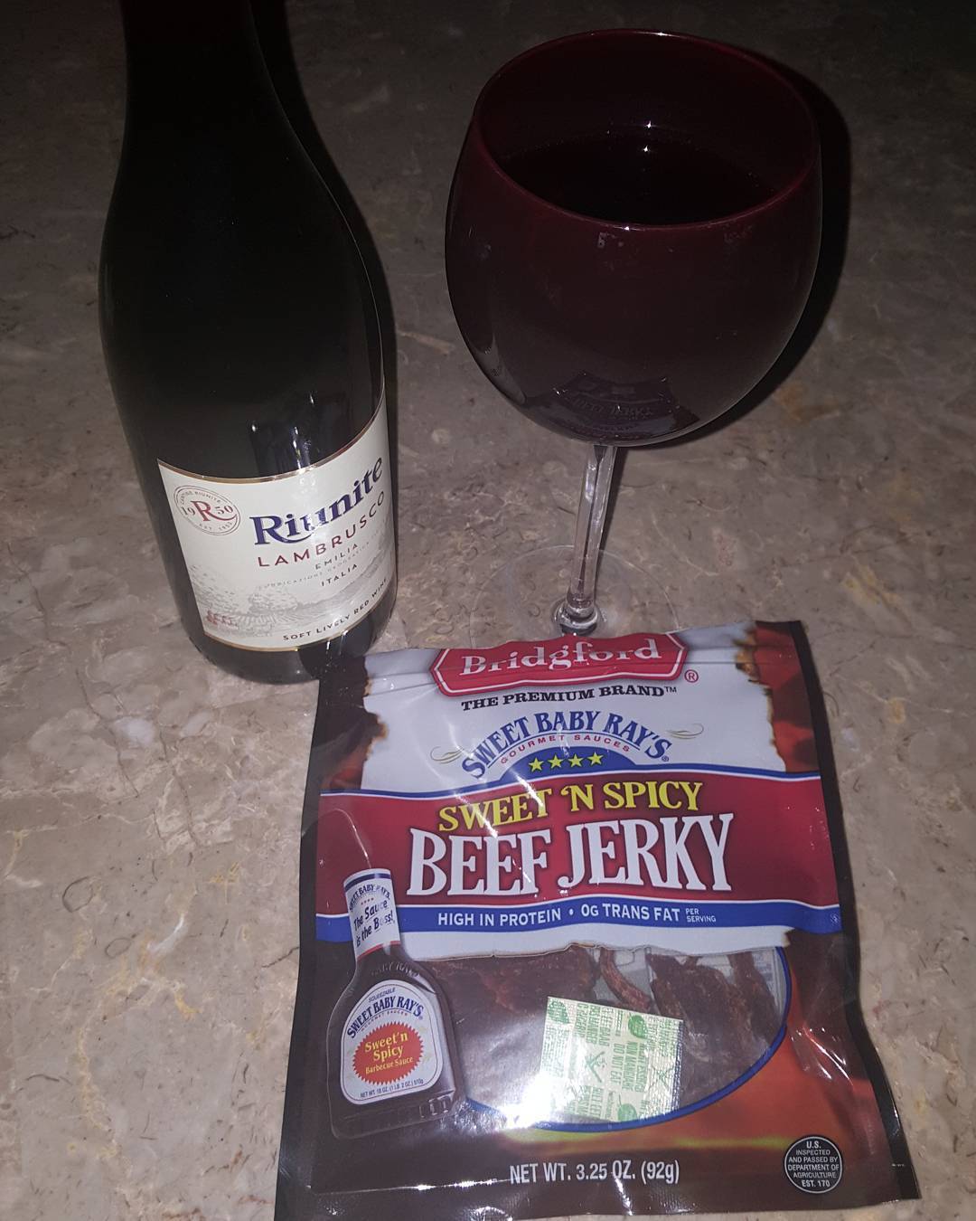 My dinner. This wine sucked tho. by evanotty